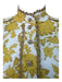Zimmerman Size 1/S Yellow & White Cotton Paisley Short Sleeve Jacket Yellow & White / 1/S