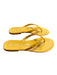 Tory Burch Shoe Size 6 Orange Plastic Thong Flip flop Studded Logo Shoes Orange / 6