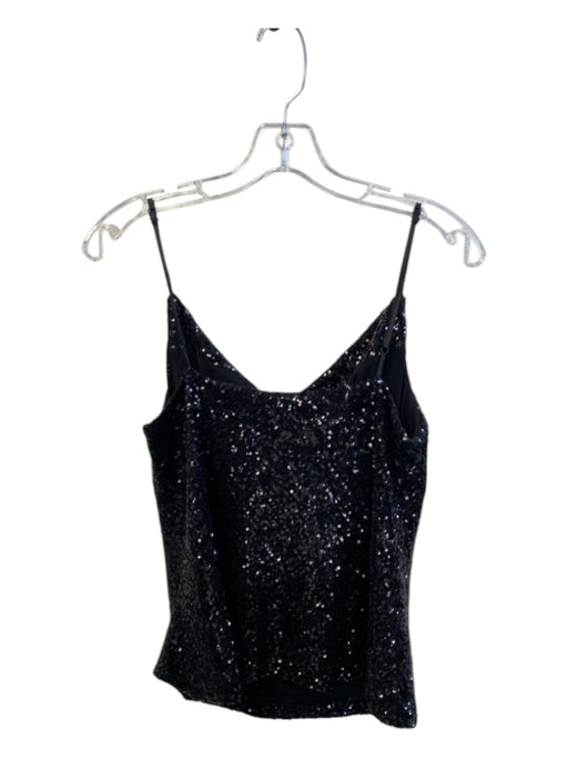 Generation Love Size XS Black Polyester Sleeveless Sequins Adjustable Strap Top Black / XS