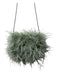 Loeffler Randall Mint Green Feather Silver Chain Inside Pocket Clutch Bag Mint Green / Small