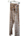 Misa Size XS Orange Polyester back elastic waist Zebra Stripe Waist tie Pants Orange / XS