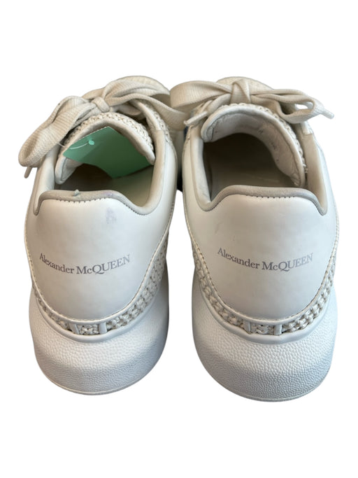 Alexander McQueen Shoe Size 36 White Manmade Material Woven Almond Toe Shoes White / 36