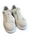 Alexander McQueen Shoe Size 36 White Manmade Material Woven Almond Toe Shoes White / 36