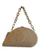 Simkhai Light Tan Raffia goldtone hardware Removable Chain Seashells Bag Light Tan / Small
