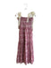 Jacquie The Label Size XS Red & White Polyester Gingham Embroidered Design Dress Red & White / XS