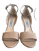 Prada Shoe Size 36 Tan Manmade Material Ankle Strap Pump Open Toe Shoes Tan / 36