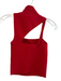 Alice & Olivia Size XS Red Viscose Blend Cut Out Detail High Neck Sleeveless Top Red / XS