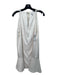 Parker Size M White Polyester Round Neck Sleeveless Keyhole Front & Back Dress White / M