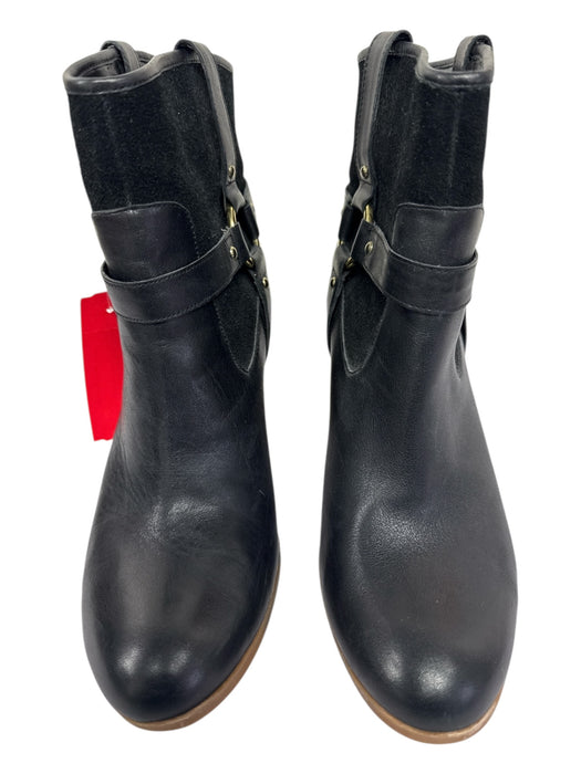 Lauren Ralph Lauren Shoe Size 8.5 Black & Brown Leather & Suede Booties Black & Brown / 8.5