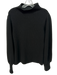 Ann Mashburn Size L Black Knit Mock Neck Long Sleeve Sweater Black / L