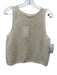 Dandy Del Mar Size M/L Cream Beige Cotton Blend Open Knit Sleeveless Short Set Cream Beige / M/L