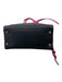 Kate Spade Black White Purple Saffiano Leather Gold hardware Colorblock Bag Black White Purple / S