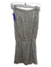 Sofia Size S Beige & Silver Polyester Blend Strapless All Over Sequins Dress Beige & Silver / S