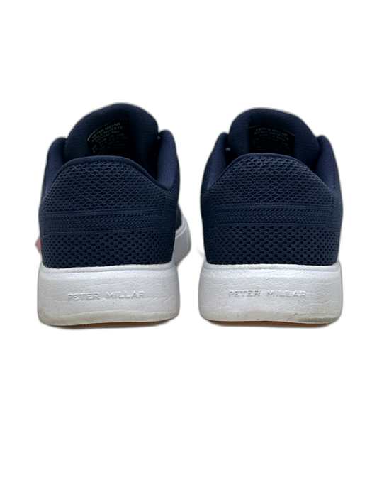 Peter Millar Shoe Size 8.5 Navy & White Synthetic Mesh Sneaker Men's Shoes Navy & White / 8.5