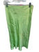 Vince Size S Lime Green Acetate Elastic Waist Midi Skirt Lime Green / S