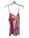 Flynn Skye Size S Pink & Yellow Polyester Blend Spaghetti Strap Tie Dye Dress Pink & Yellow / S