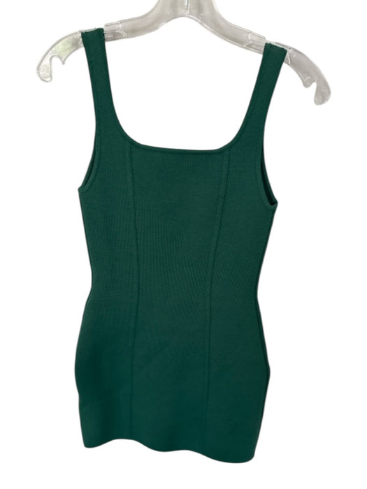 Babaton Size S Forest Green Nylon Blend Sleeveless Mini Dress Forest Green / S