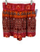 By Anthropologie Size S Red, Orange & Pink Viscose Elastic Back Printed Shorts Red, Orange & Pink / S