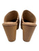 Kimberly Whitman for Antonio Melani Shoe Size 6.5 Beige Leather Upper Mules Beige / 6.5