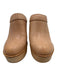 Kimberly Whitman for Antonio Melani Shoe Size 6.5 Beige Leather Upper Mules Beige / 6.5