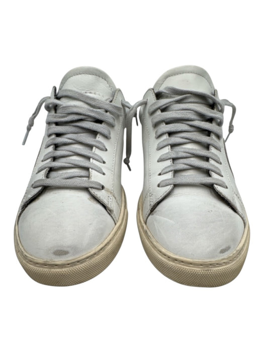Oliver Cabell Shoe Size 37 White Leather Upper Distressed Round Toe Sneakers White / 37