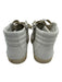 P448 Shoe Size 36 White Leather Upper Suede Detail Shimmer Detail Sneakers White / 36