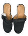 J. Crew Shoe Size 6.5 Black Synthetic Braid Detail Studs Round Toe Heel Clogs Black / 6.5