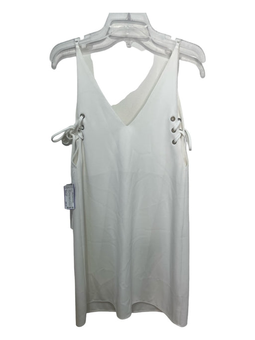 Bishop + Young Size Medium White Polyester Spaghetti Strap lace up Grommet Dress White / Medium