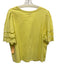 Lilly Pulitzer Size XXL Yellow Cotton Eyelets Top Yellow / XXL