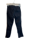 Mother Size 26 Black & White Cotton Blend 5 Pocket Side Stripe Skinny Jeans Black & White / 26