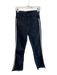 Mother Size 26 Black & White Cotton Blend 5 Pocket Side Stripe Skinny Jeans Black & White / 26