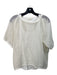 Rag & Bone Size S White & Cream Cotton Crochet Slip Inc See Through Top White & Cream / S