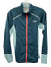 The North Face Size S Teal, Blue, Orange Polyester Mock Neck Full Zip Jacket Teal, Blue, Orange / S