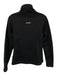 Spyder Size S Black Polyester Knit Mock Neck Slim Fit Full Zip Jacket Black / S