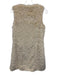 CROSBY by Mollie Burch Size XS Cream Polyester Faux Fur Zip Sleeveless Vest Cream / XS