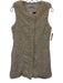 CROSBY by Mollie Burch Size XS Cream Polyester Faux Fur Zip Sleeveless Vest Cream / XS