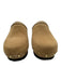 M. Gemi Shoe Size 35 Tan & beige Leather Upper Wood Sole Suede Rubber Sole Clogs Tan & beige / 35