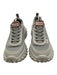 Hunter Shoe Size 5 Gray synthetic & textile Mesh Rubber Sole Lace Up Sneakers Gray / 5