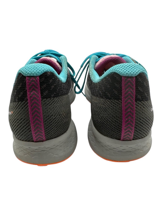 Saucony Shoe Size 5.5 Black, Purple, Blue Synthetic Knit Lace Up Sneakers Black, Purple, Blue / 5.5