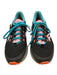 Saucony Shoe Size 5.5 Black, Purple, Blue Synthetic Knit Lace Up Sneakers Black, Purple, Blue / 5.5