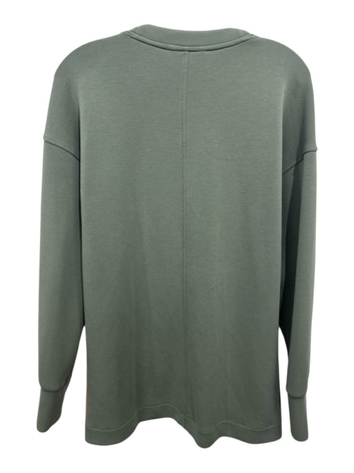 Spanx Size M Olive Green Missing Fabric Tag V Neck Long Sleeve Pullover Sweater Olive Green / M