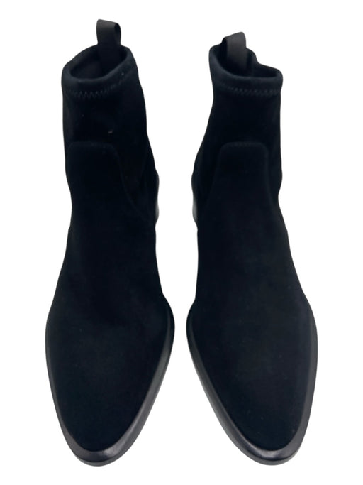 Alexander Wang Shoe Size 36 Black Suede Pointed Toe Calf High Booties Black / 36