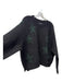 All Saints Size Small Black Wool Blend Stars Crew Neck Long Sleeve Sweater Black / Small