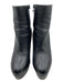 Christian Louboutin Shoe Size 38.5 Black Leather Zip Ankles Red Bottom Boots Black / 38.5