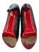 Christian Louboutin Shoe Size 38.5 Black Leather Zip Ankles Red Bottom Boots Black / 38.5
