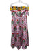 Alden Adair Size M Pink & Multi Cotton Blend floral print Midi Dress Pink & Multi / M