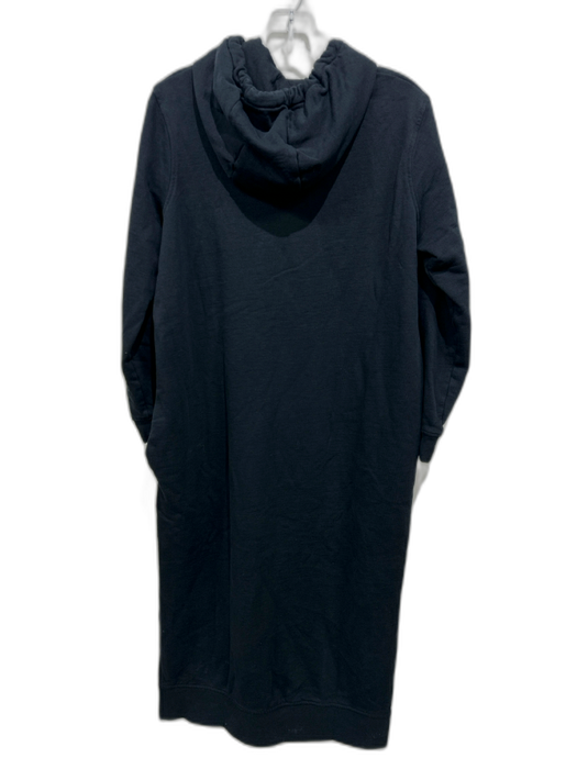 COS Size M Black Cotton Hoodie Sweatshirt Long Sleeve Dress Black / M