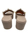 Shu Shop Shoe Size 7.5 Blush Beige Faux Leather Rockstud Platform Mule Sandals Blush Beige / 7.5