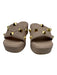 Shu Shop Shoe Size 7.5 Blush Beige Faux Leather Rockstud Platform Mule Sandals Blush Beige / 7.5