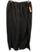 Lioness Size S Black Cotton Elastic Waist Wide Leg Pants Black / S